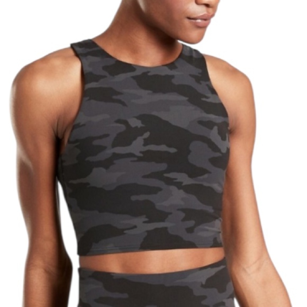 Athleta Camo Conscious Crop Tank Top